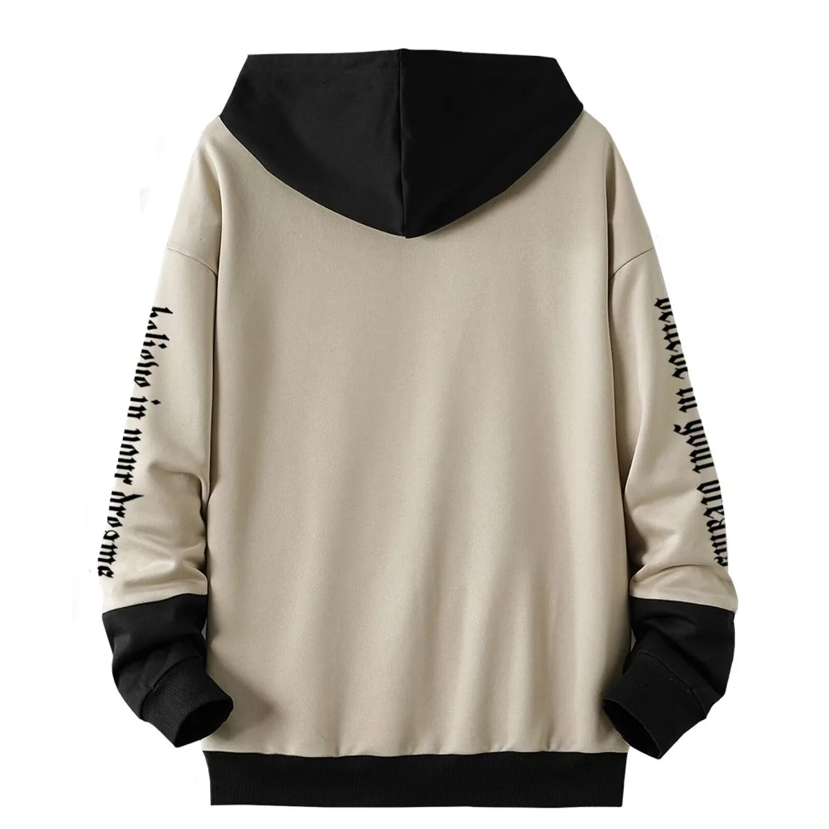 YANSUS - Polera Hombre Yansus Negro Crema