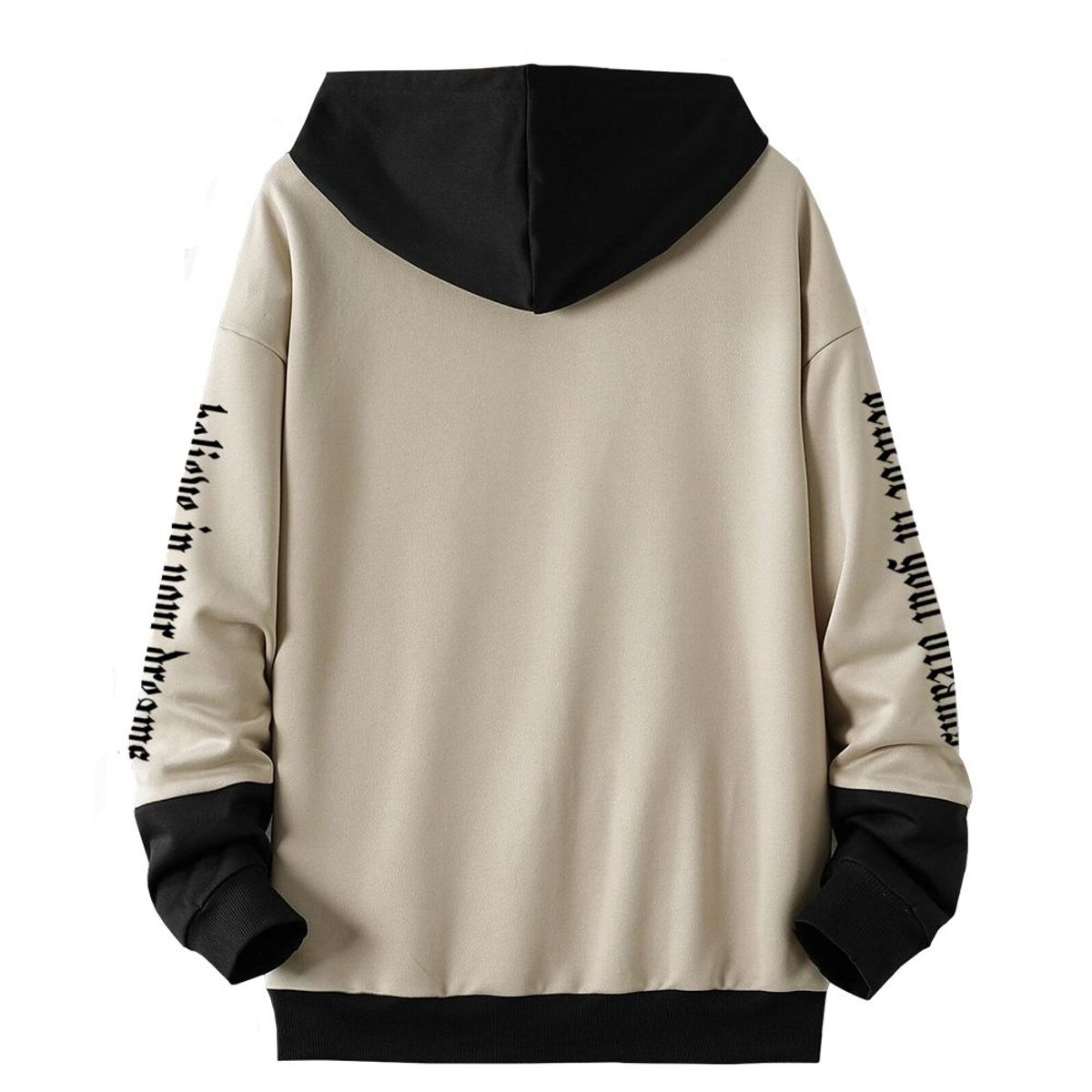 YANSUS - Polera Hombre Yansus Negro Crema