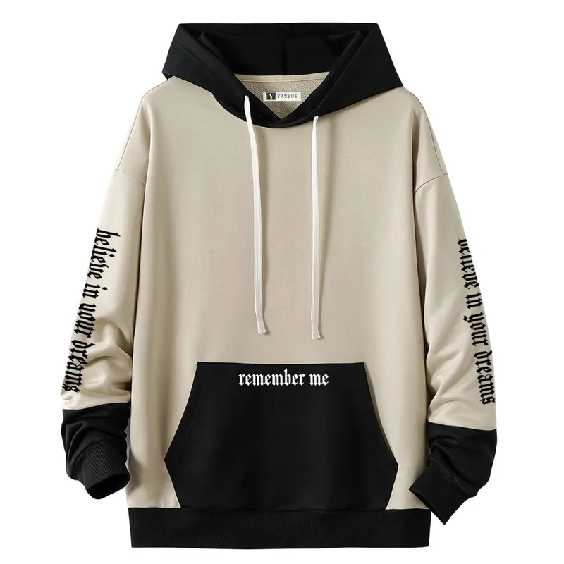 YANSUS - Polera Hombre Yansus Negro Crema