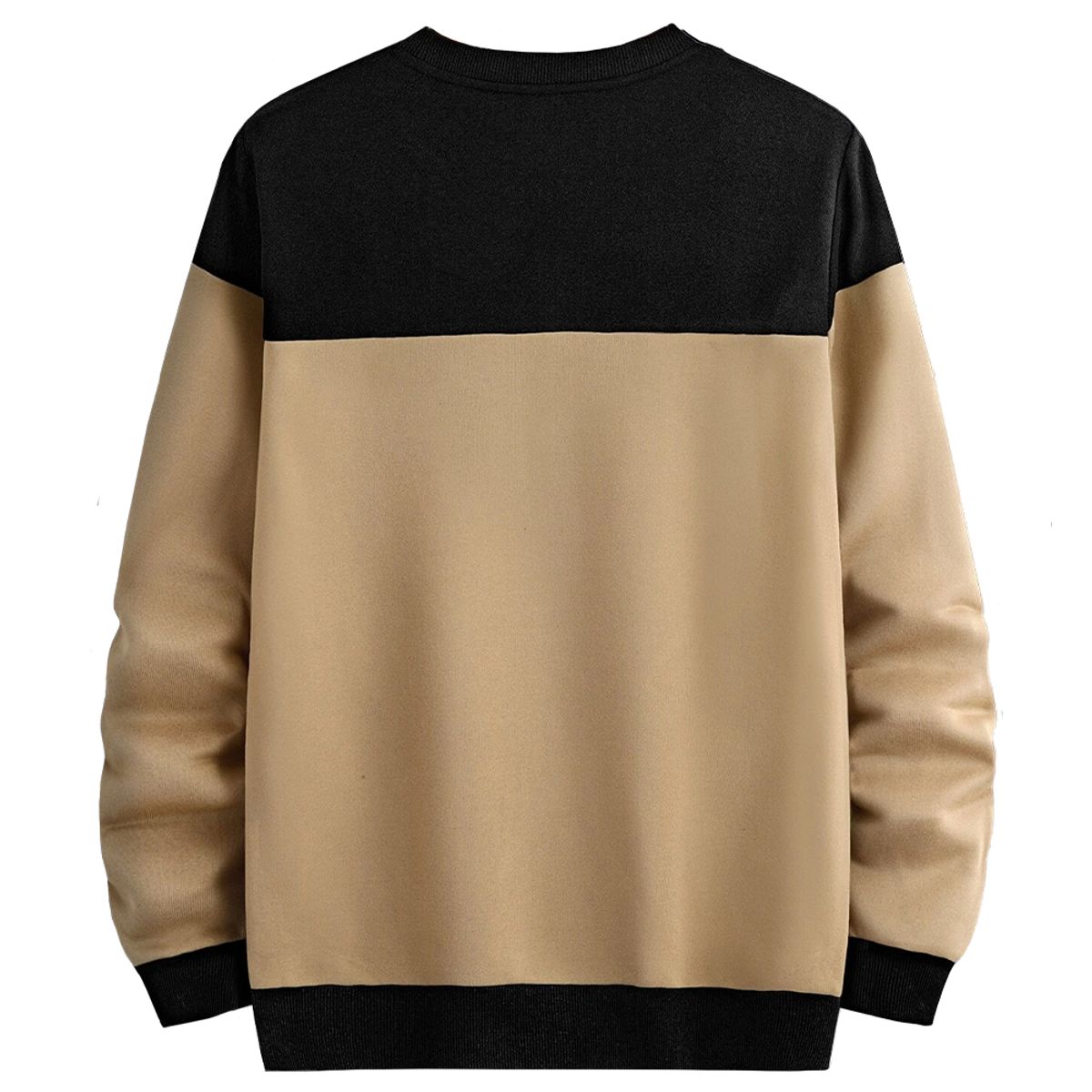 YANSUS - Polera Hombre Yansus Bicolor Beige Negro