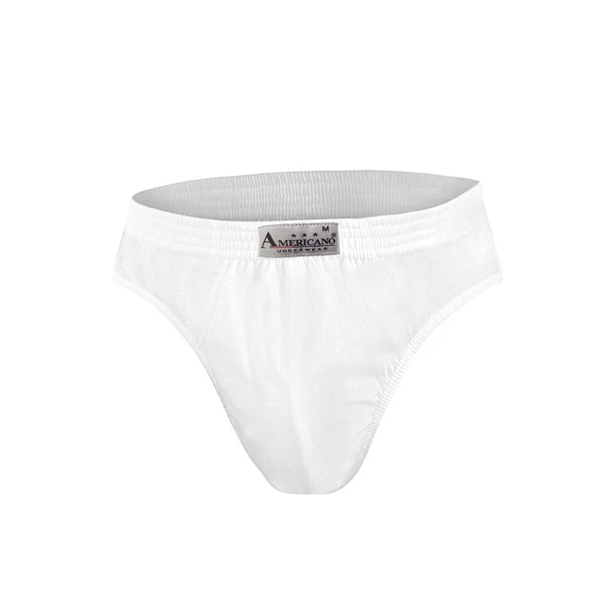 AMERICANO UNDERWEAR - Pack x4 Trusa Clásica Americano Blanco