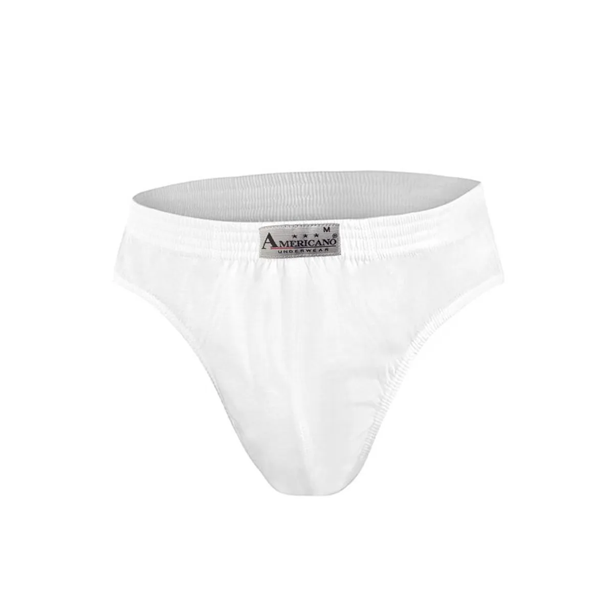 AMERICANO UNDERWEAR - Pack x4 Trusa Clásica Americano Blanco
