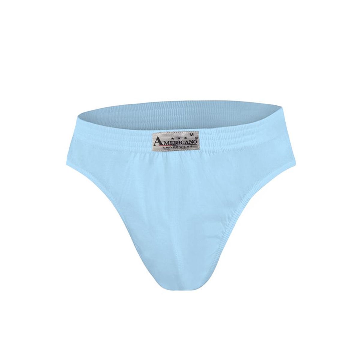 AMERICANO UNDERWEAR - Pack x4 Trusa Clásica Americano Celeste