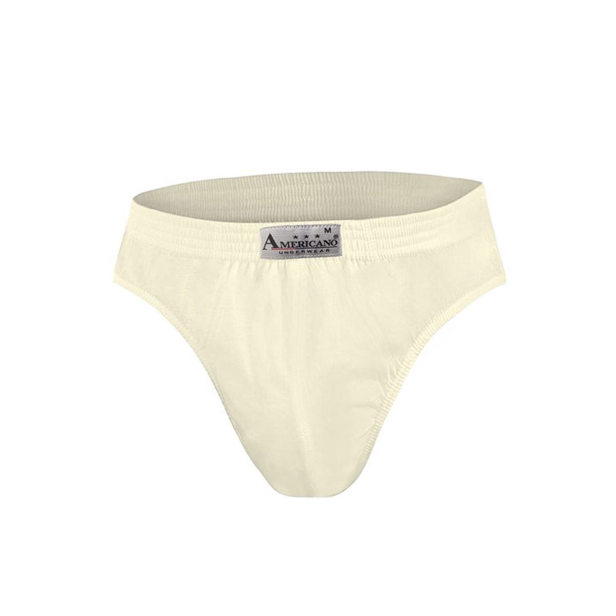 AMERICANO UNDERWEAR - Pack x4 Trusa Clásica Americano Crema