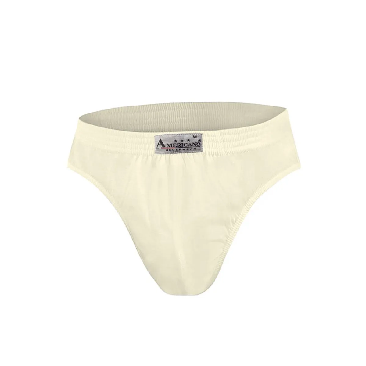 AMERICANO UNDERWEAR - Pack x4 Trusa Clásica Americano Crema