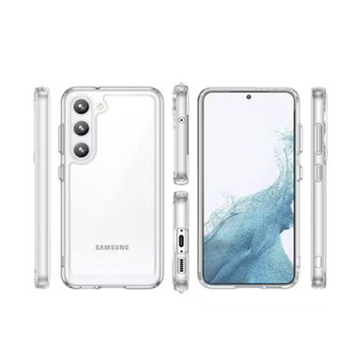 GENERICO - Case space samsung galaxy s23plus - transparente