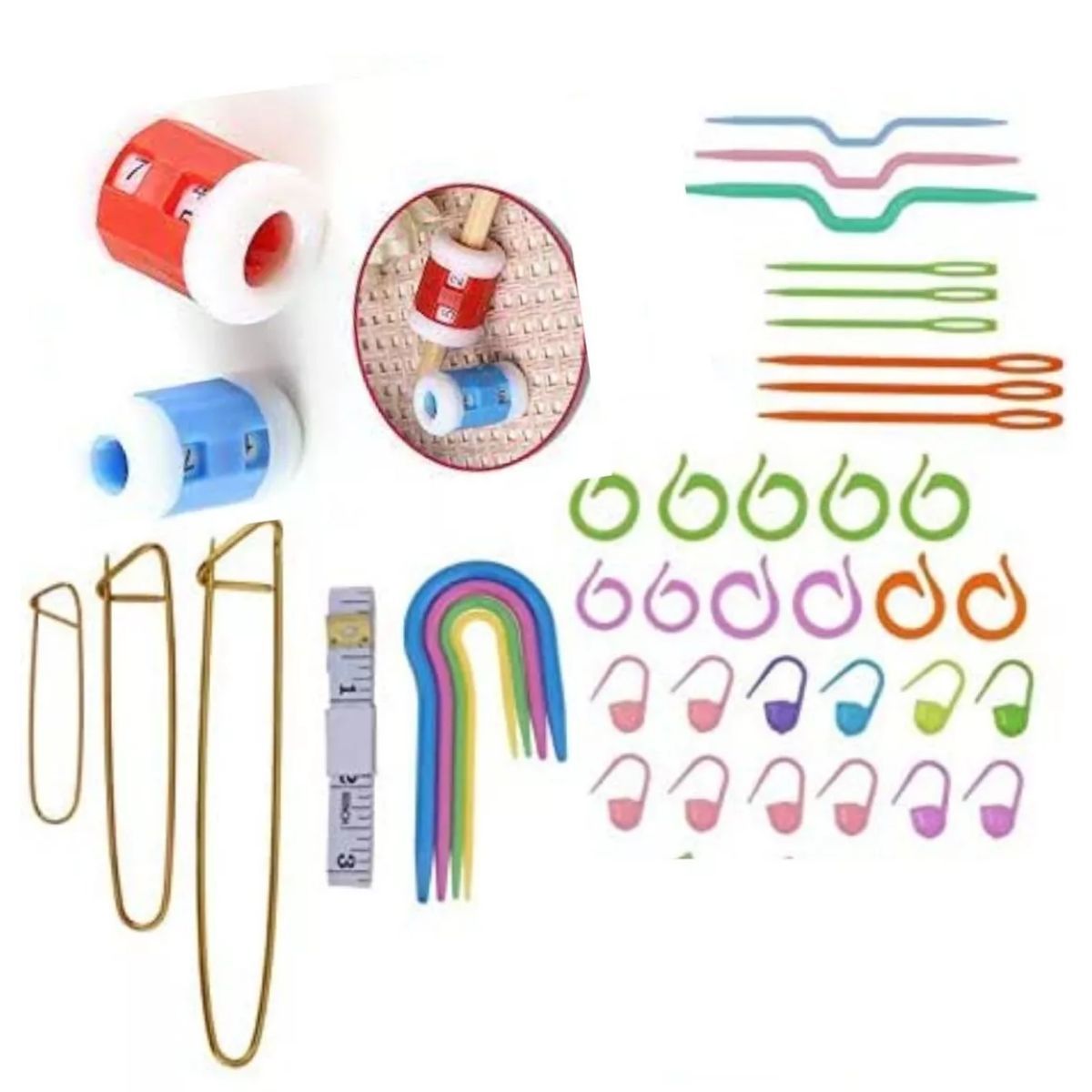 GENERICO - Ovilladora De Lana Manual Ovillador Devanador 43 Accesorios.