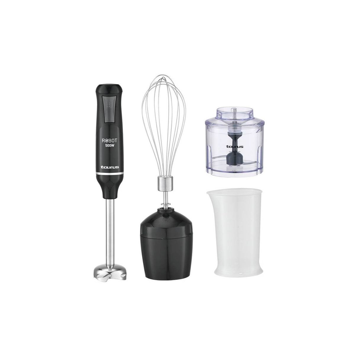 TAURUS - Batidora De Inmersión ROBOT 500W Plus Inox