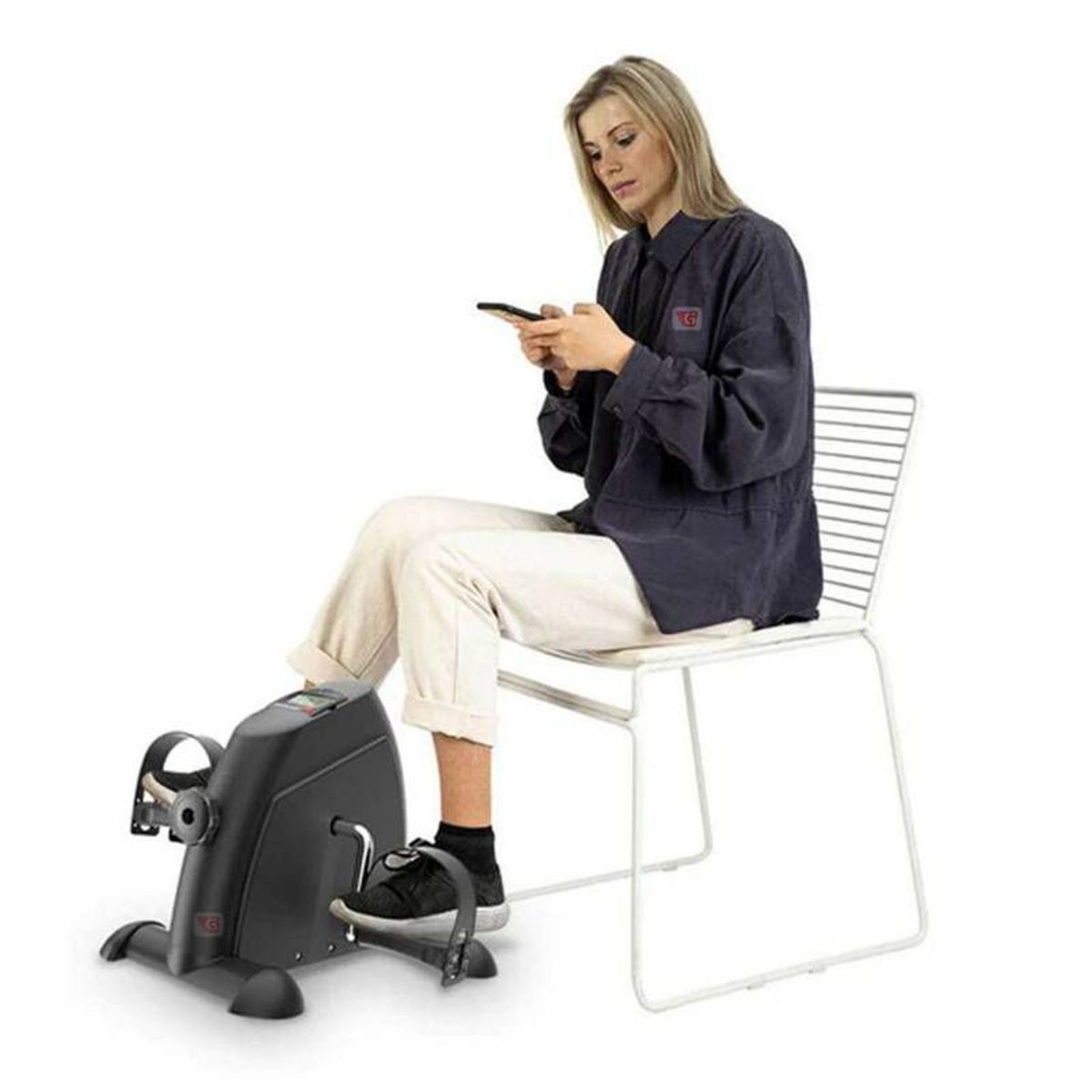 LH ELECTRONIC - Mini Bicicleta para Entrenamiento de Brazos y Piernas