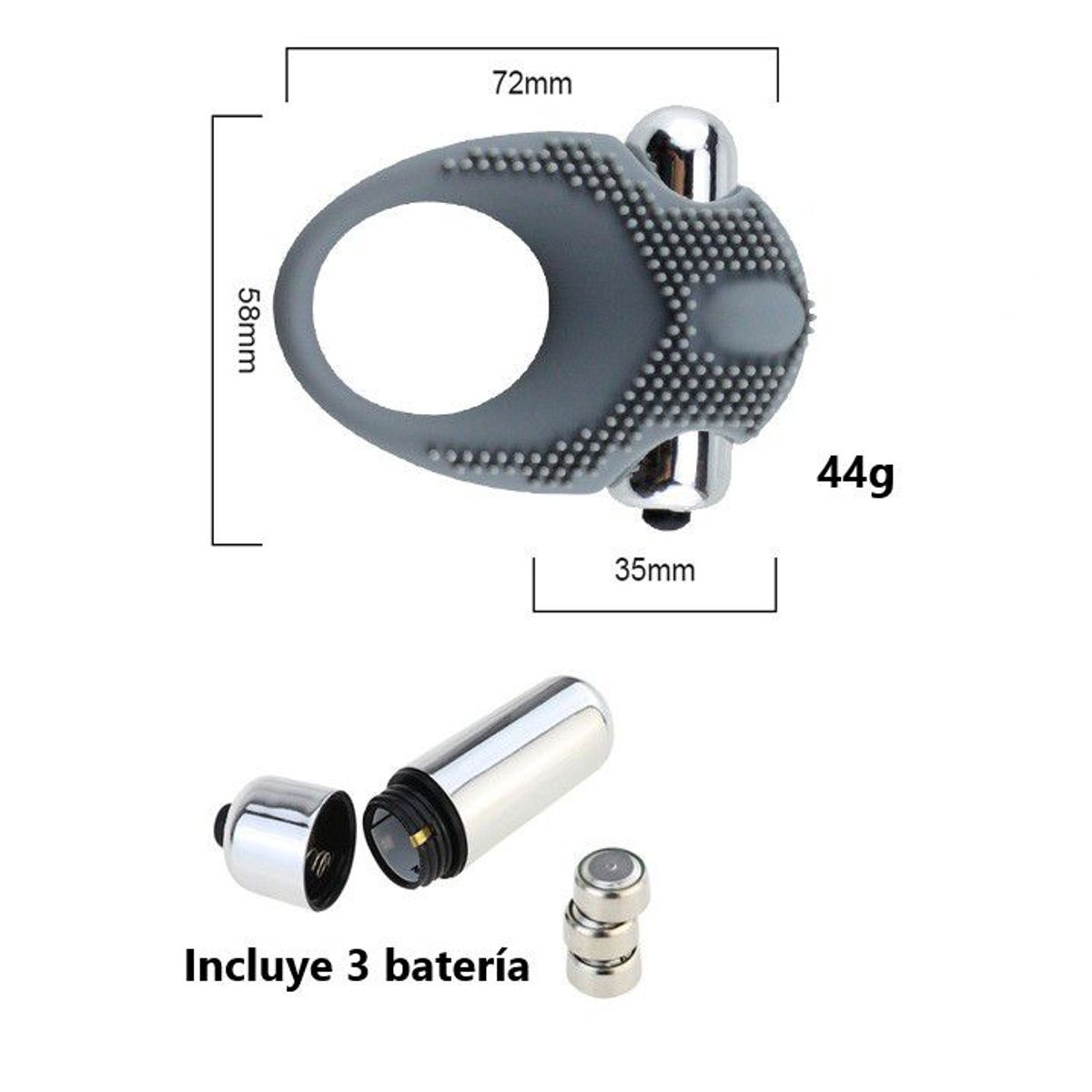 GENERICO - Potente ANILLO Vibrador para pene