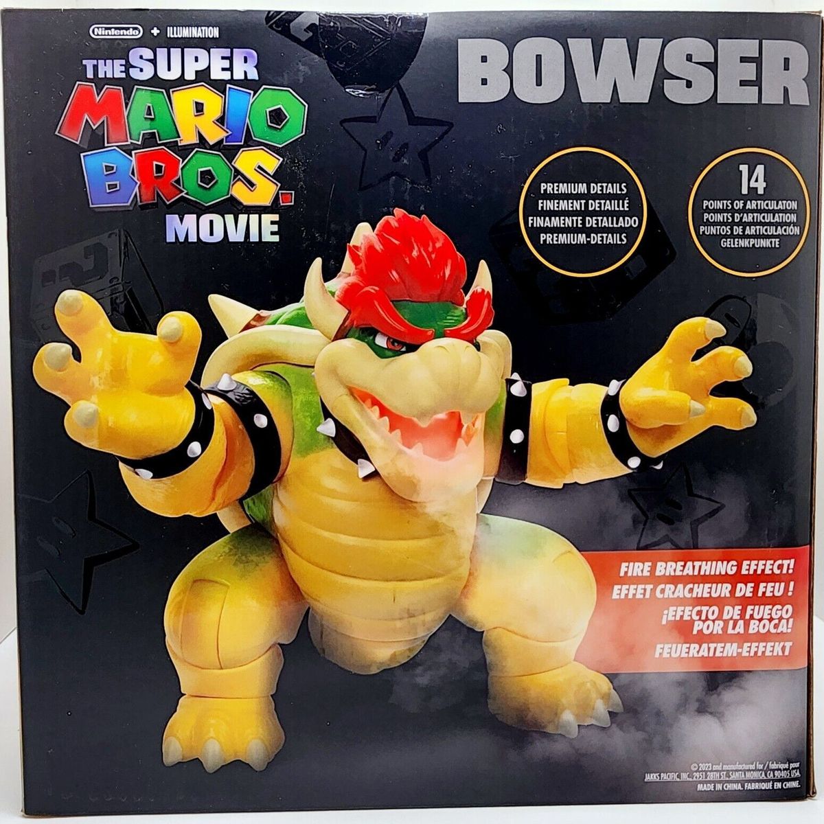 NINTENDO - Super Mario Bowser 7 Figura con efectos de humo