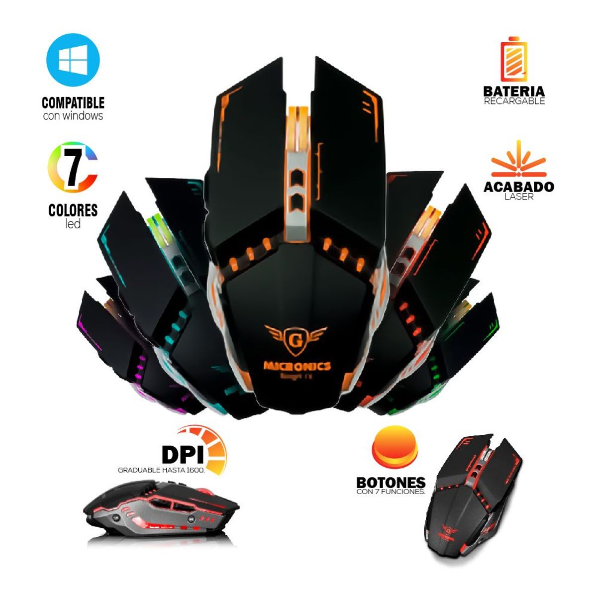 MICRONICS - Mouse Gamer Micronics Ranger RX