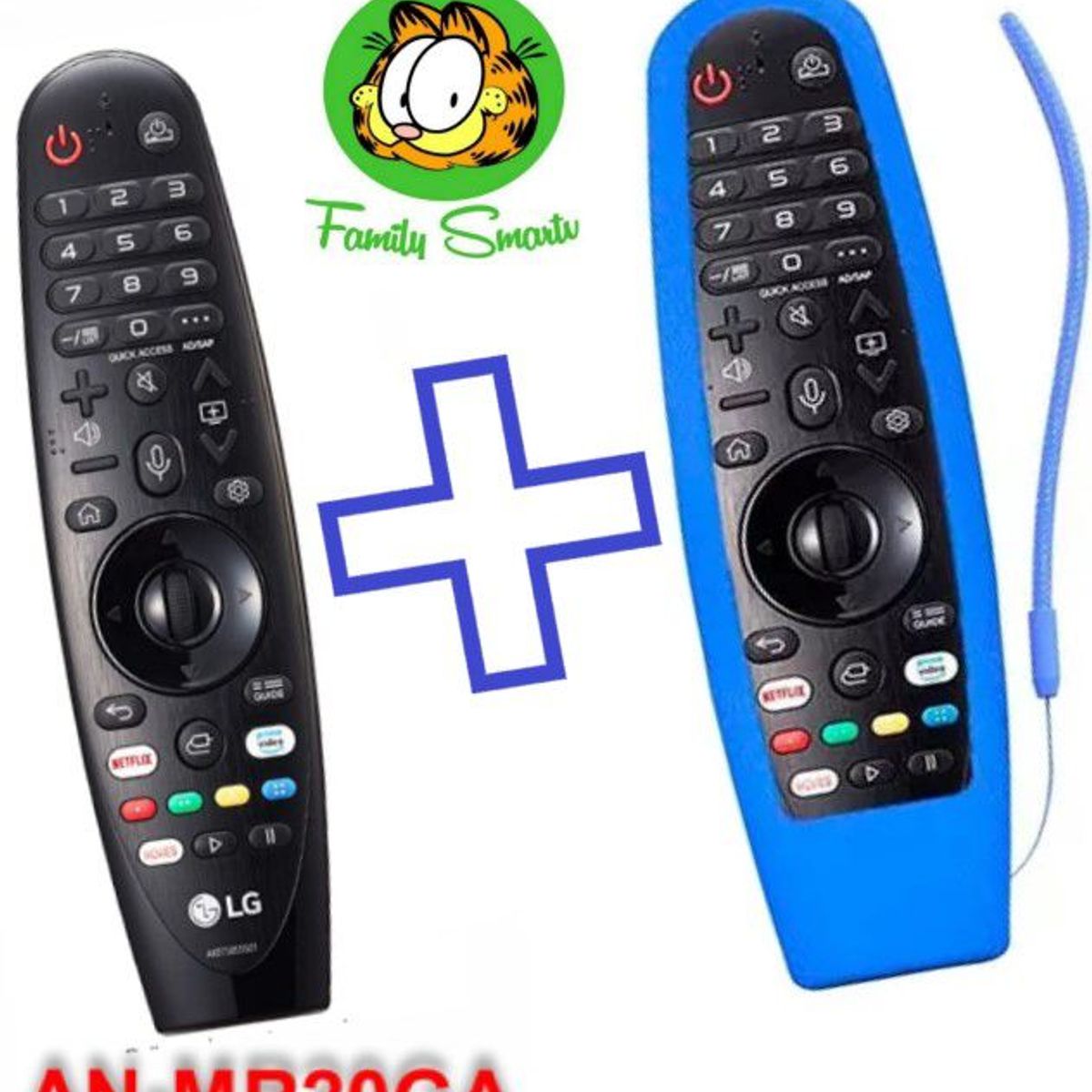 GENERICO - CONTROL GENERICO MAGIC REMOTE SMART MR20GA 2020 + funda Azul