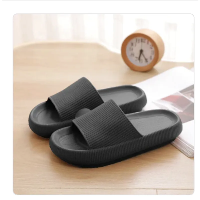 AURELA - CloudSlides™ - Sandalias Pantuflas Cómodas y Ligeras  40-41  Negro