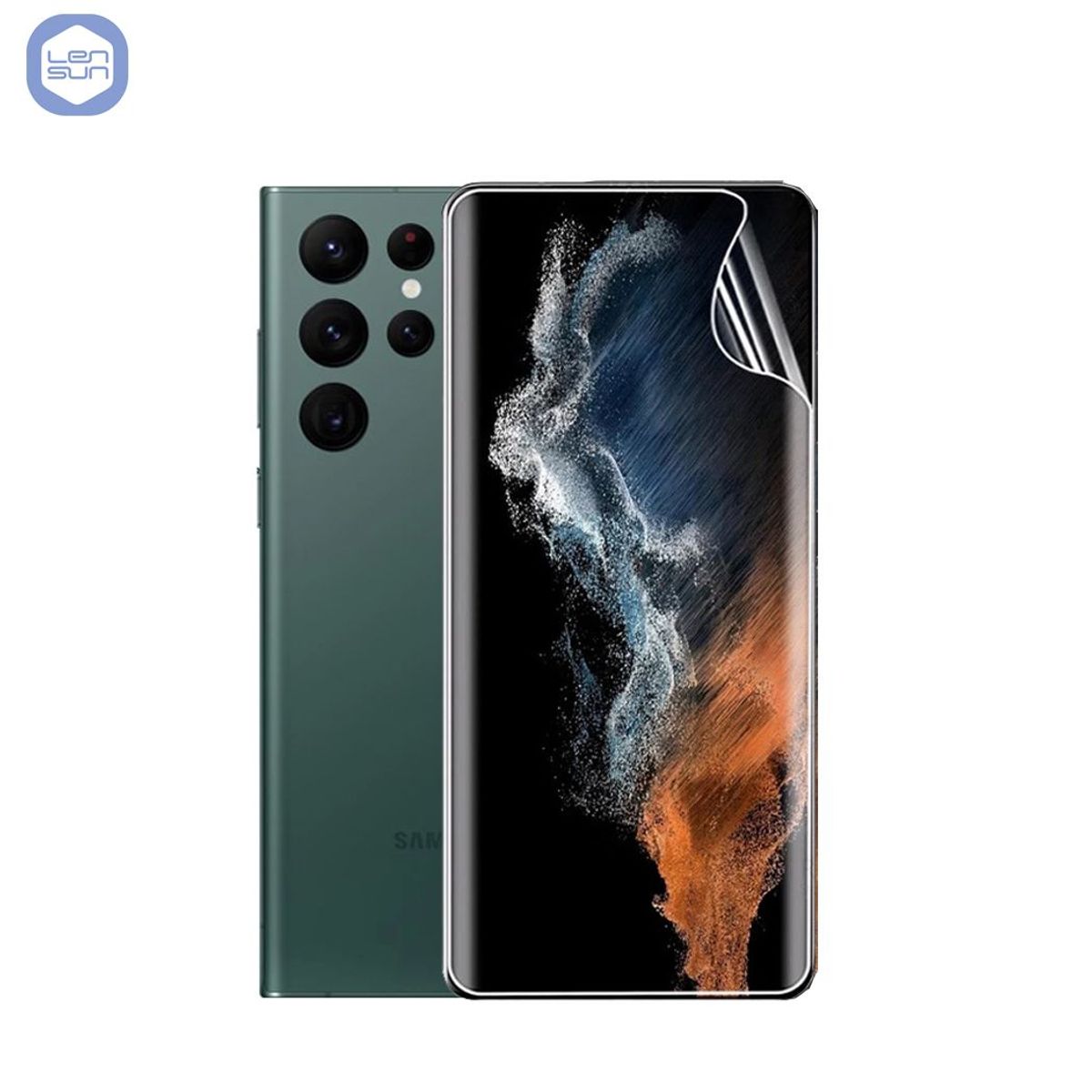 LENSUN - Mica Hidrogel Lensun para Pantalla Samsung Galaxy S23 Ultra