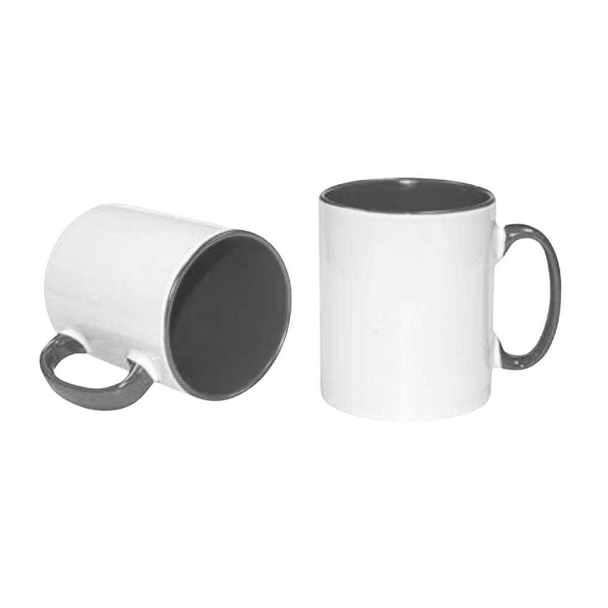 INSPIRA - Taza de Cerámica Asa de Color 8.5 x 11.5 cm