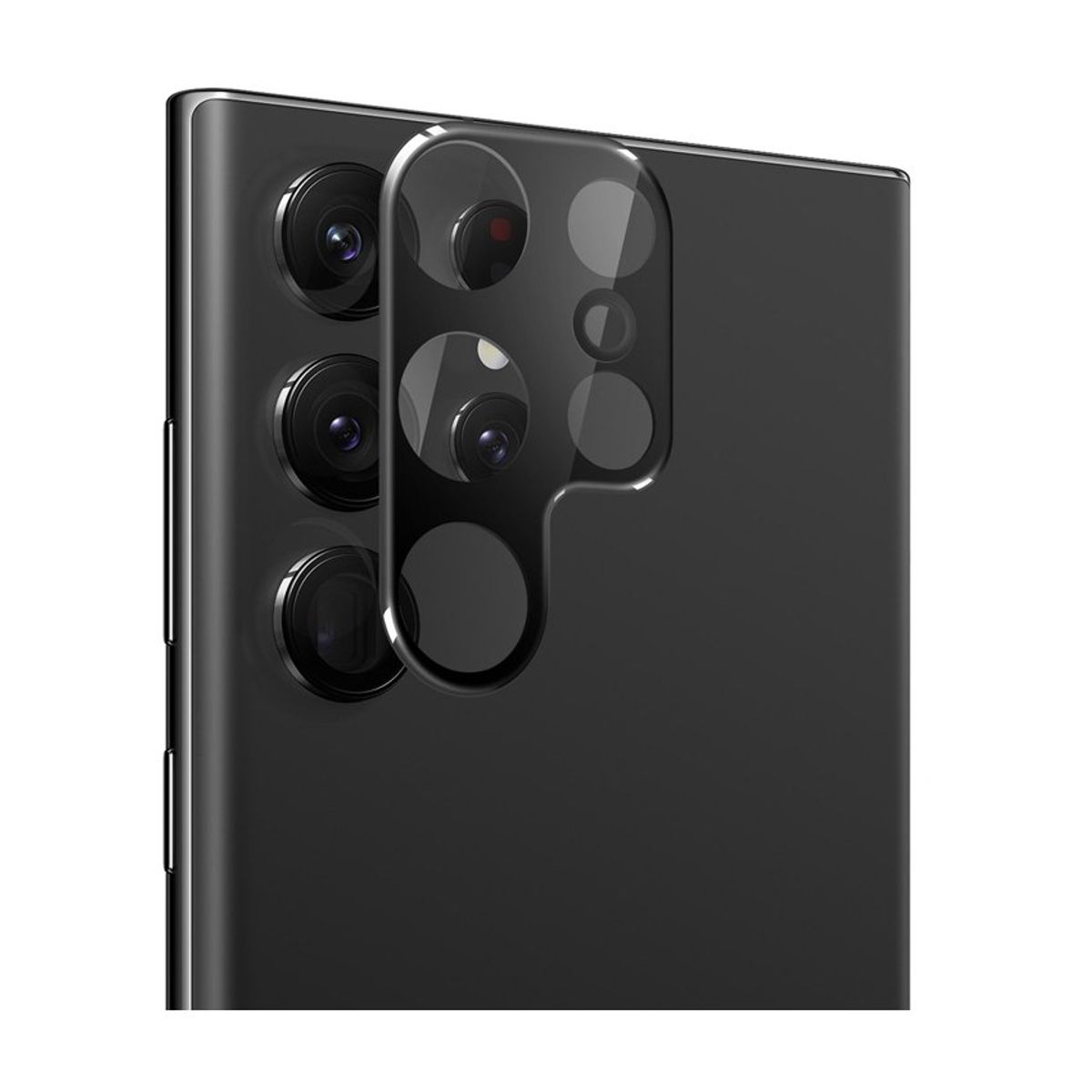 GENERICO - Protector Cámara para Samsung S22 ultra - Negro