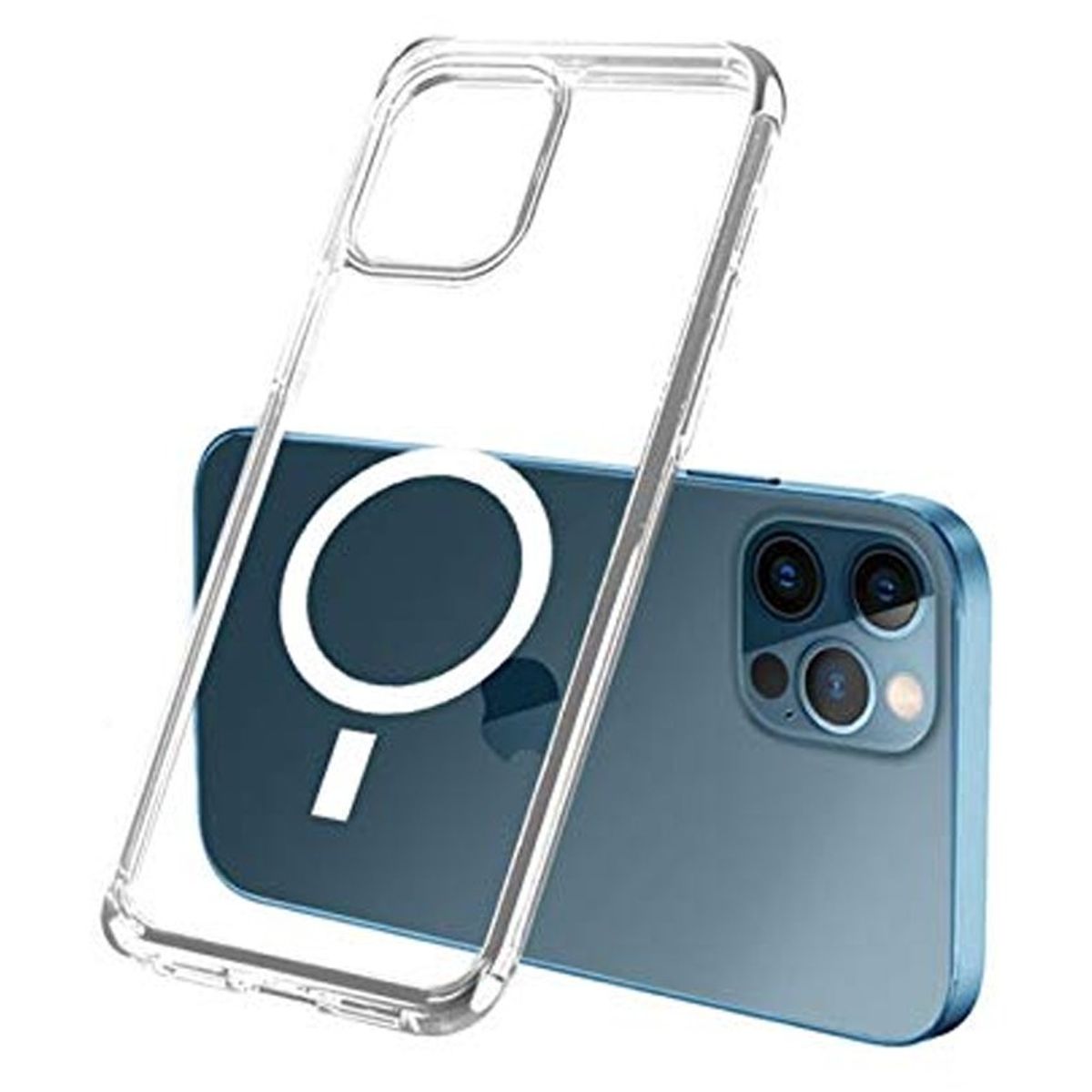 GENERICO - Funda Clear Case con Magsafe para iPhone 12 Pro Transparente