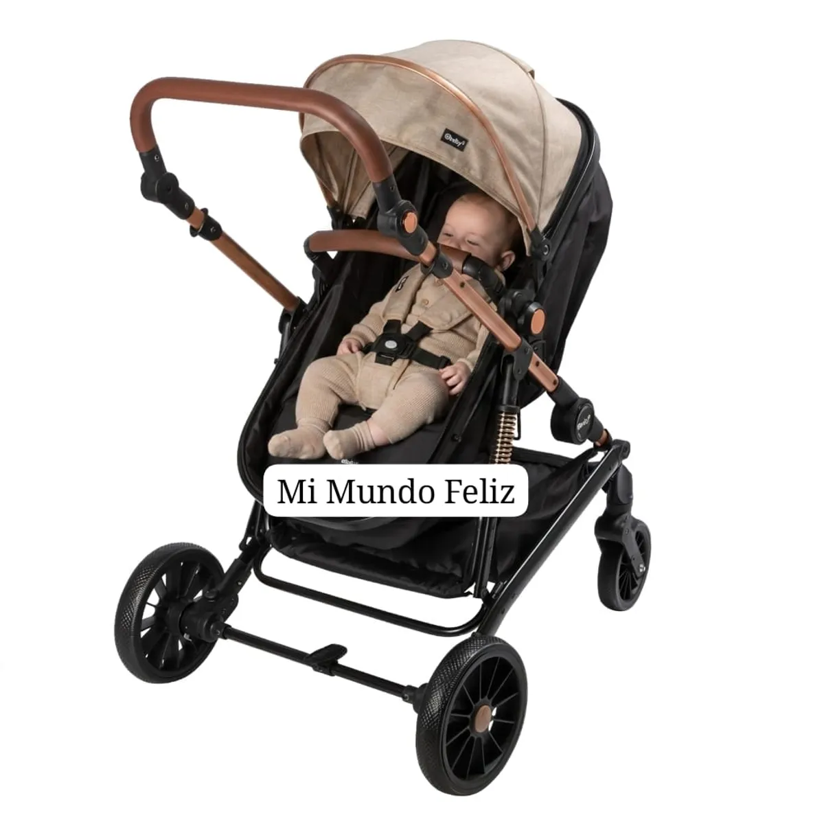 Baby - Coche para Bebe Moises Grand Gold Beige
