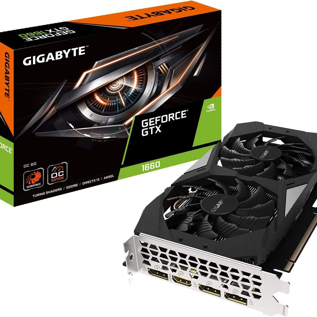 GIGABYTE - Tarjeta de Video GIGABYTE Nvidia GTX 1660 6GB GDDR6