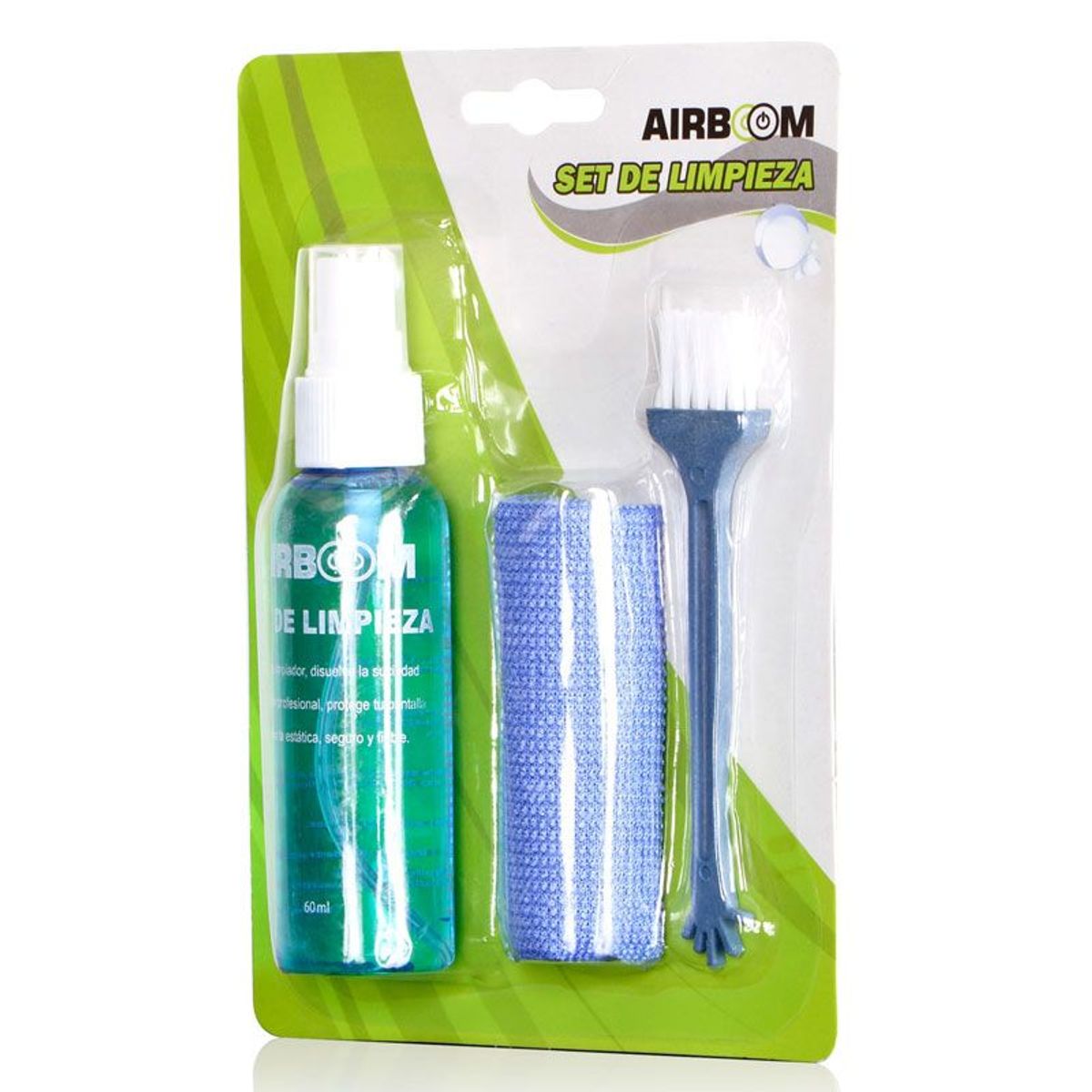 AIRBOOM - Kit Limpieza Para Laptop Monitores Tv Led Celulares Y Mas