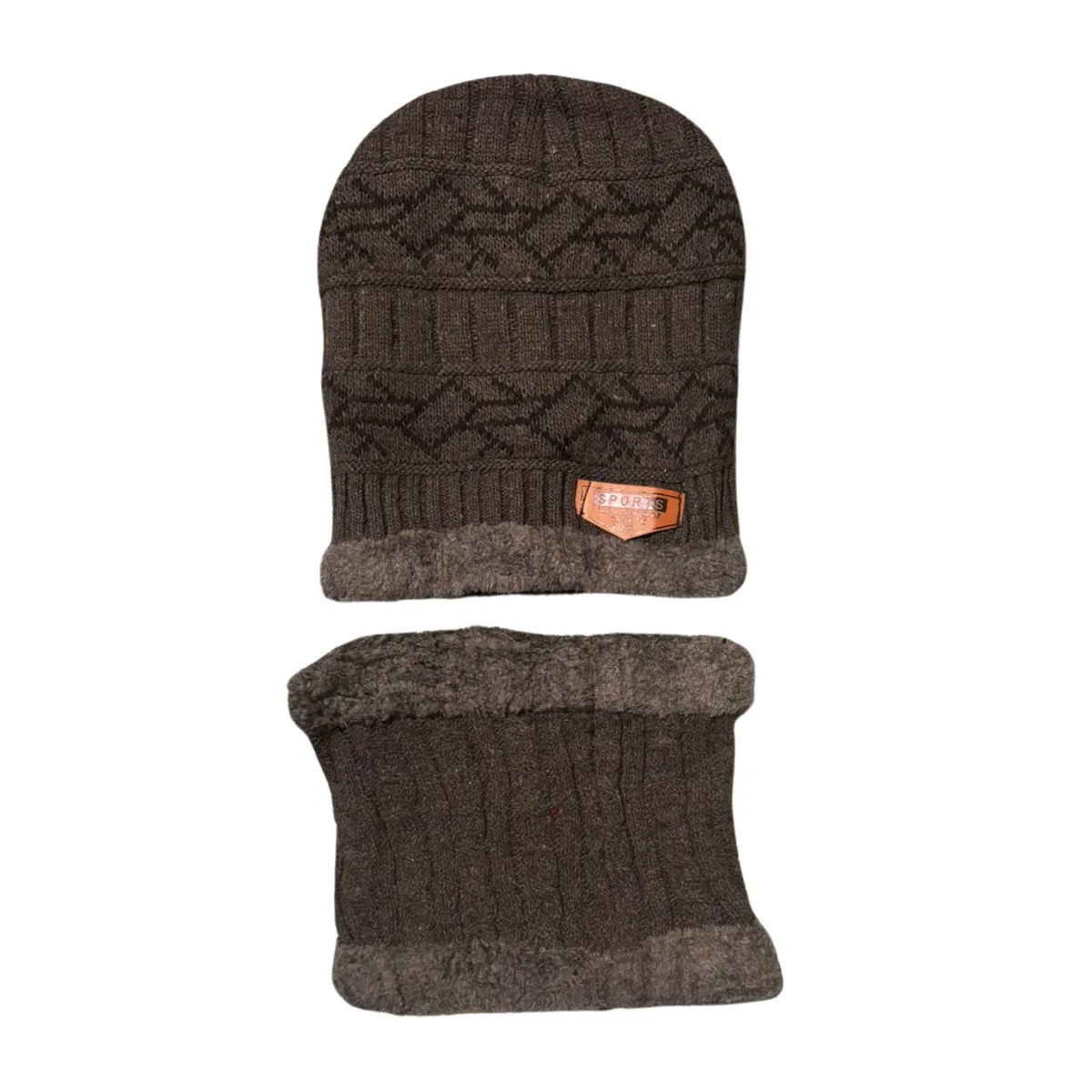 GENERICO - GORRO Y CHALINA  CON CUELLERA