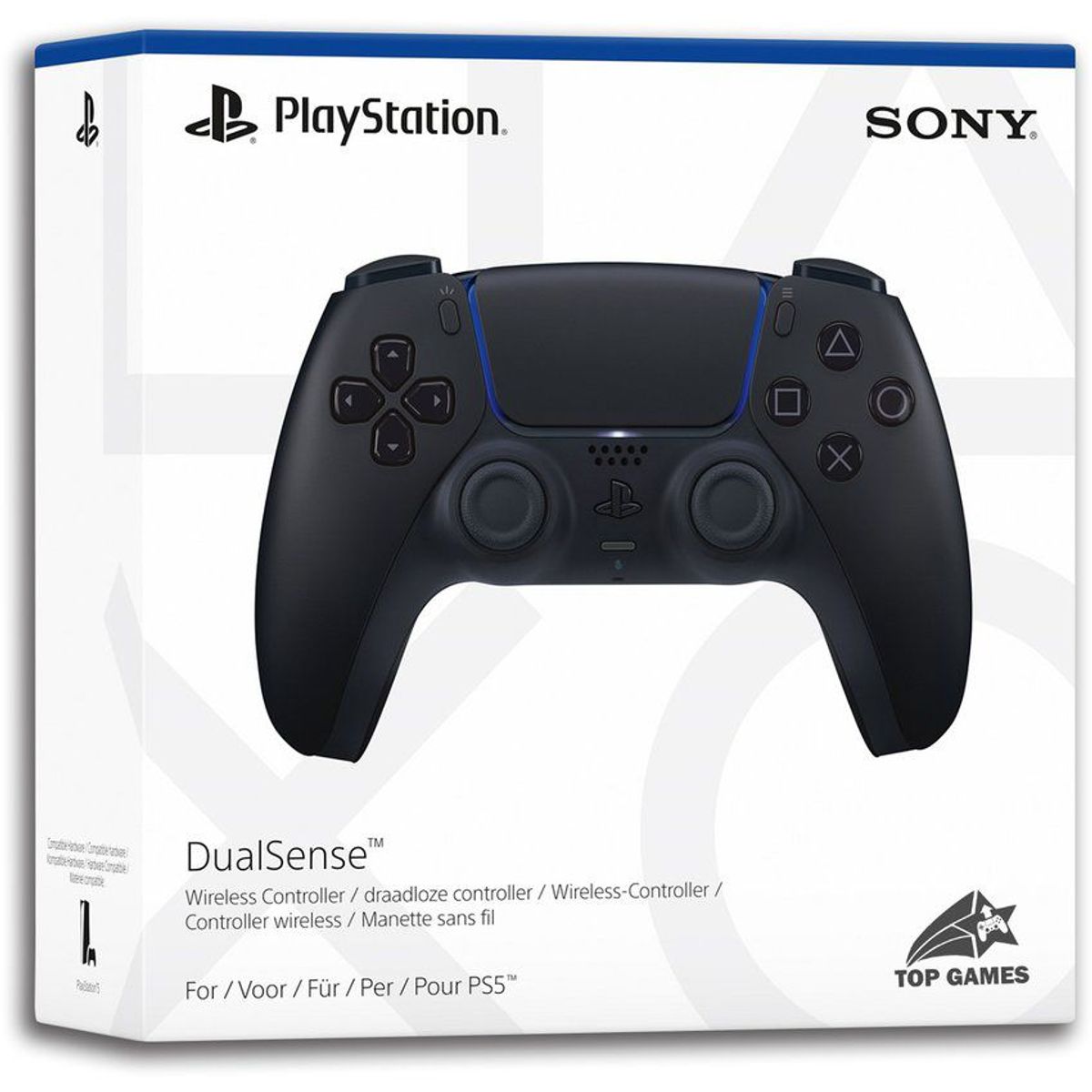 SONY - Mando ps5 dualsense negro + estacion de carga