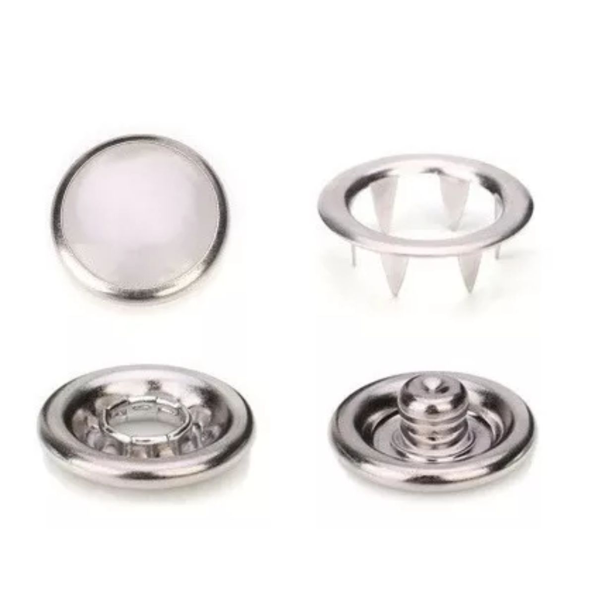 GENERICO - Broche Metalico R15 Por 200 Unidades, Broches Bebé, Body