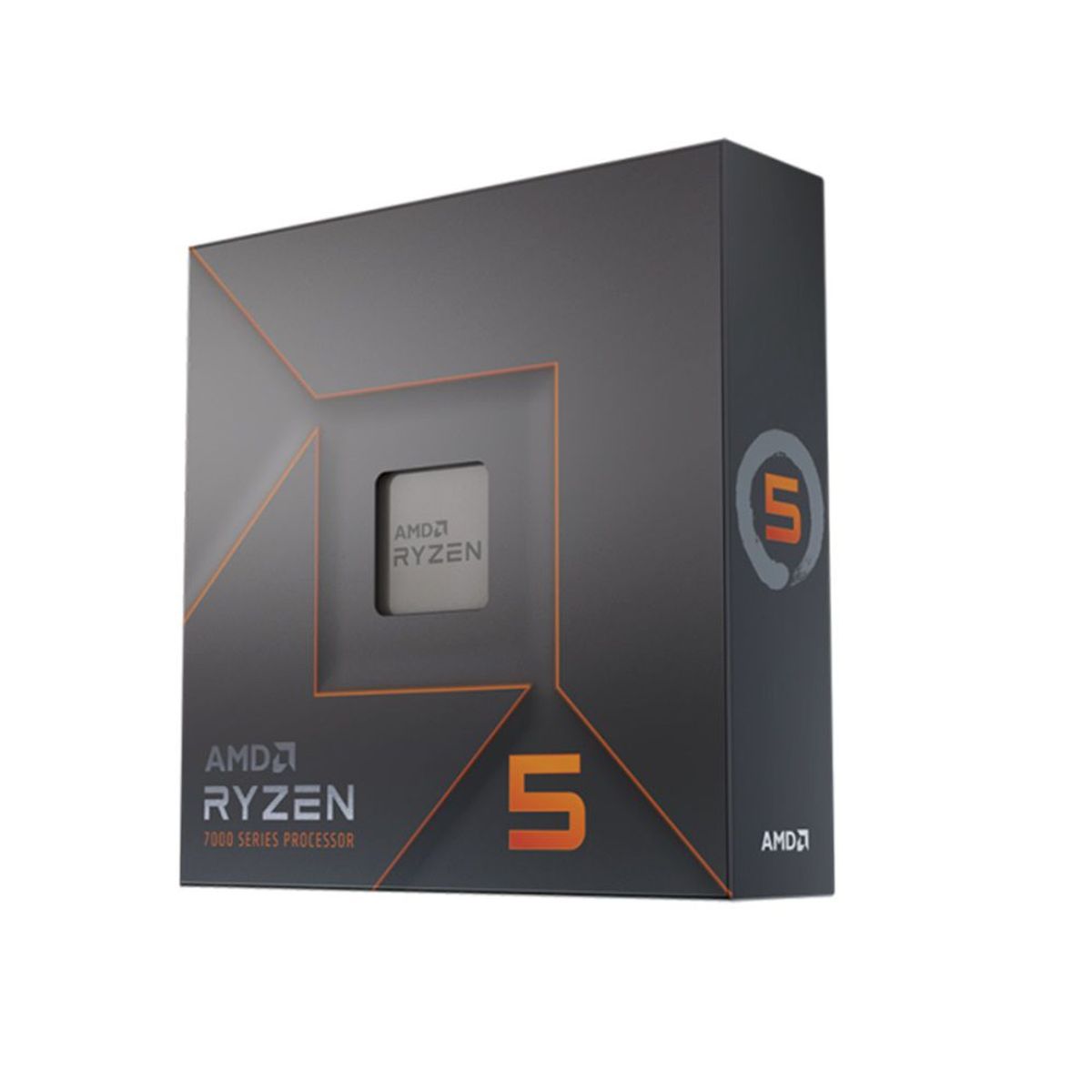 AMD - Procesador AMD Ryzen 5 7600X 4.7-5.3GHz 32MB L3 6-Core AM5 5nm 105W