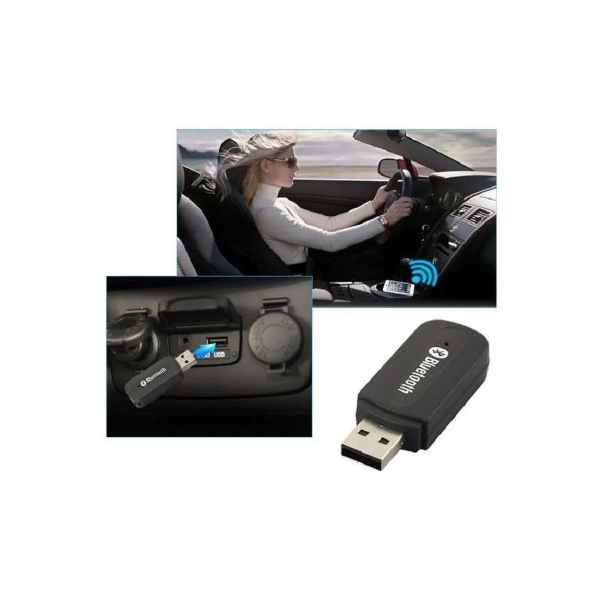 GENERICO - Receptor Bluetooth Auxiliar Usb - Para todo equipo de sonido