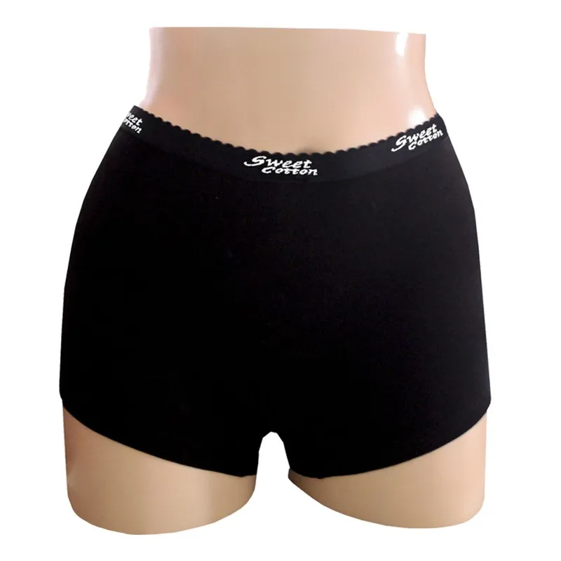 SWEET COTTON - Bóxer Deportivo de Algodón Sweet Cotton Negro
