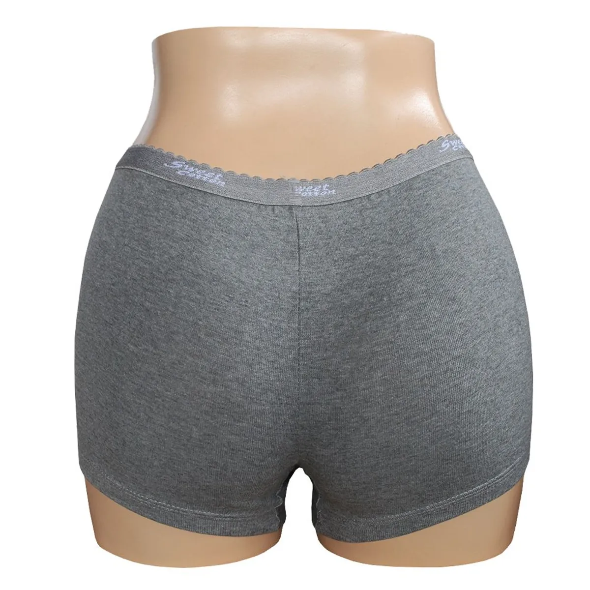 SWEET COTTON - Bóxer Deportivo de Algodón Sweet Cotton Gris