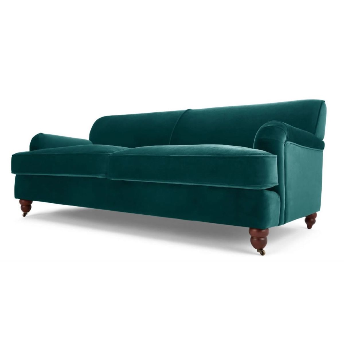 YOLODECORO - Sofá Orson De 3 Cuerpos Azul Seafoam.