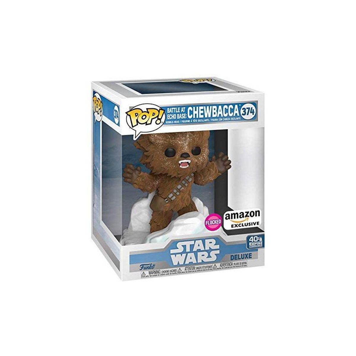 FUNKO - Funko pop! deluxe chewbacca flocked sticker amazon exclusive 6 inch