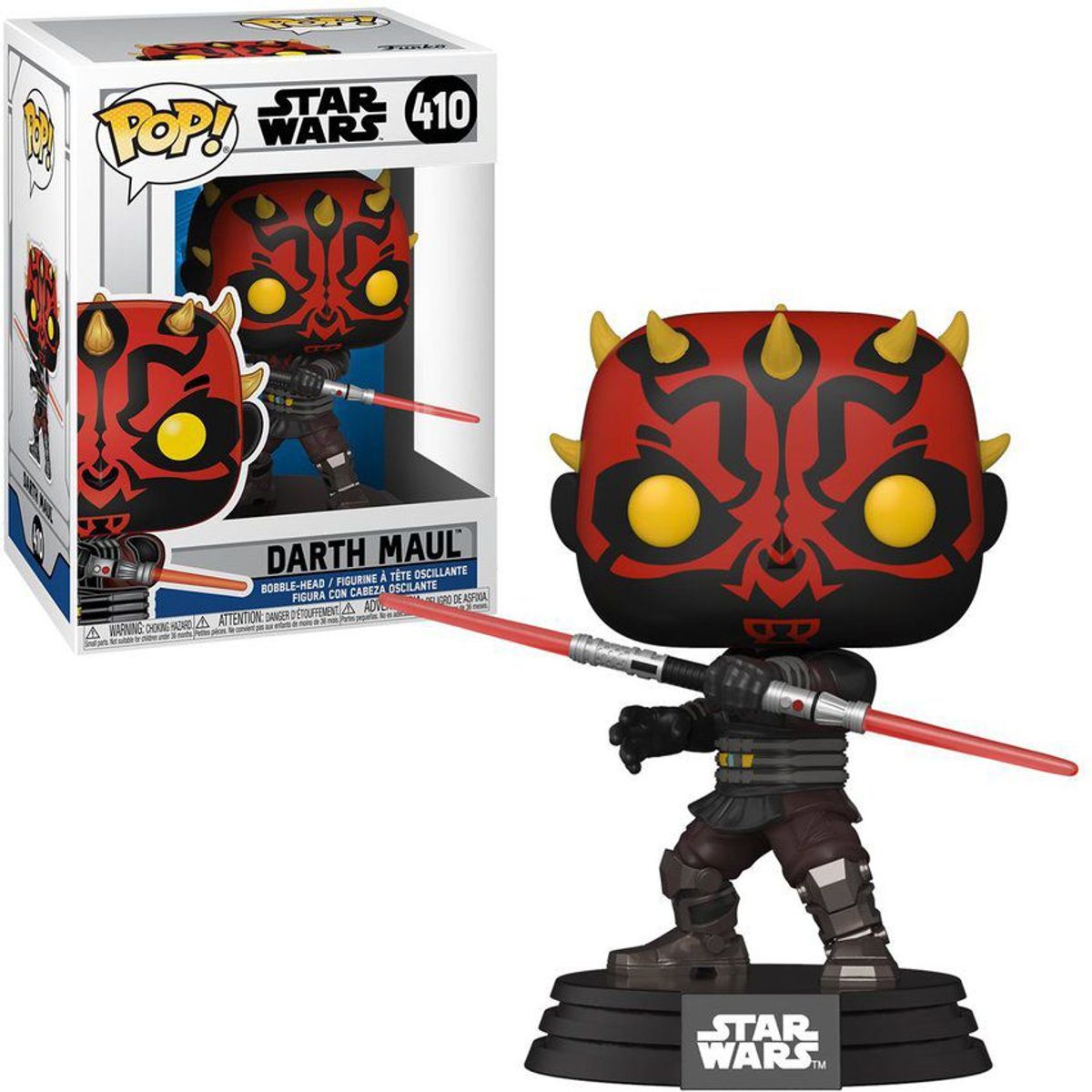 FUNKO - Funko pop star wars darth maul con espada laser # 410