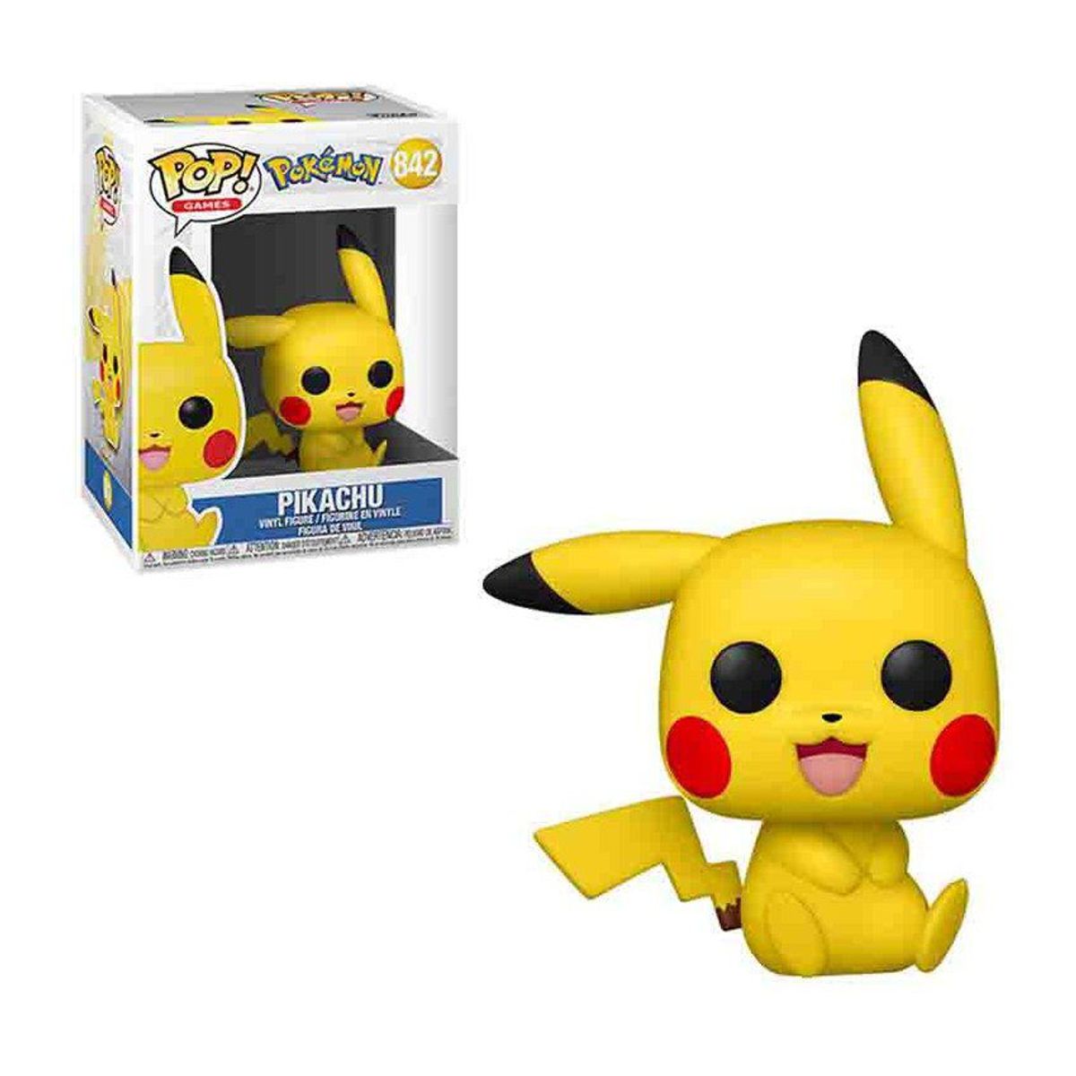 FUNKO - Funko pop pokemon pikachu sentado # 842