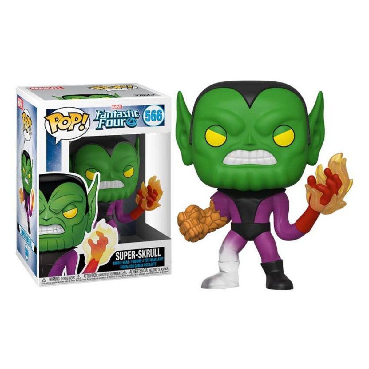 FUNKO - Funko pop super skrull 4 fantásticos nueva wave