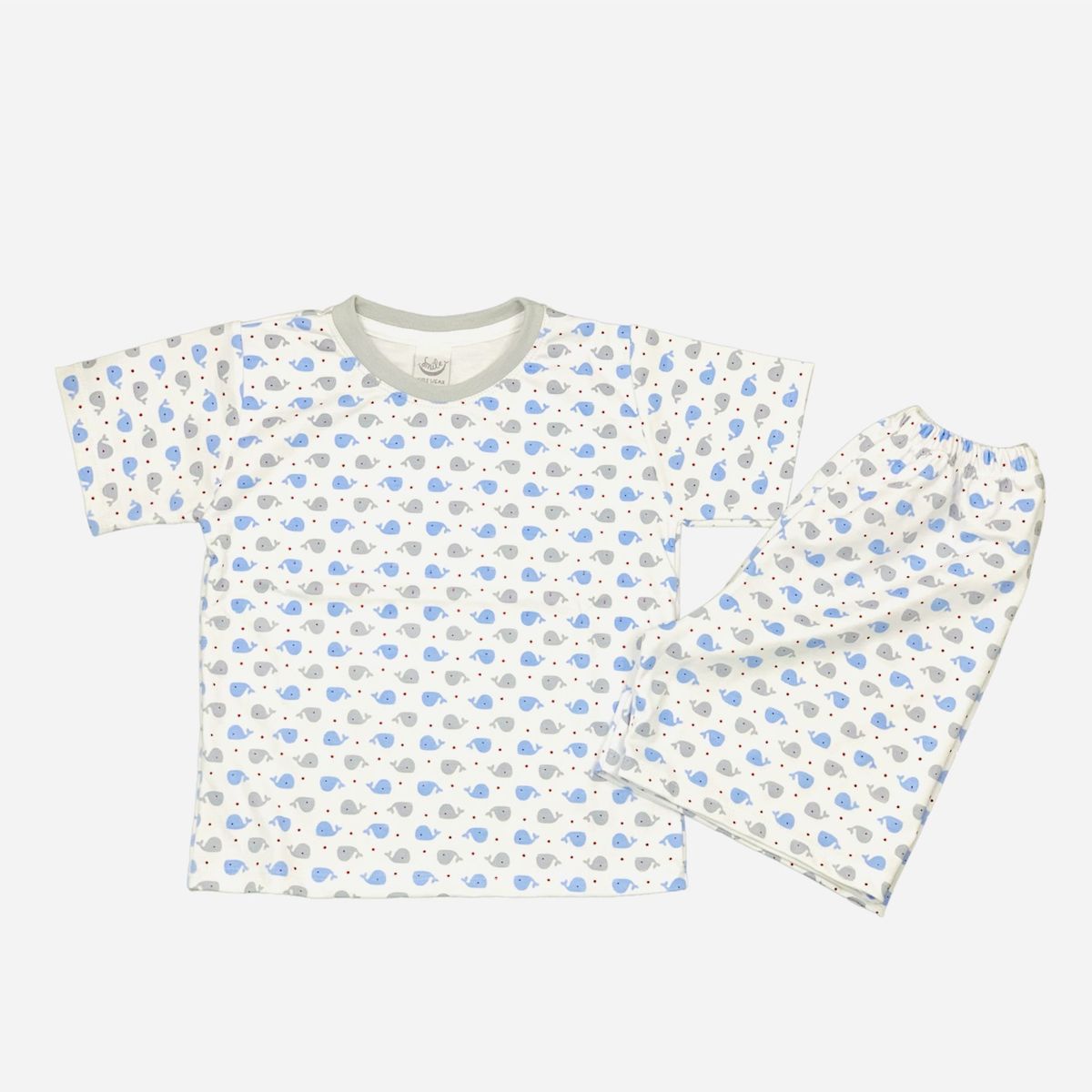 OTTOWARE - PIJAMA NIÑO BALLENA CELESTE