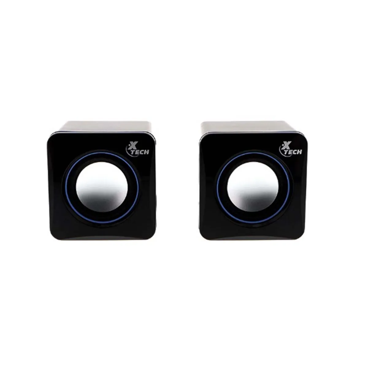 XTECH - Parlantes Mini Stereo Con Alimentación Usb Y Plug De 35mm - XTECH