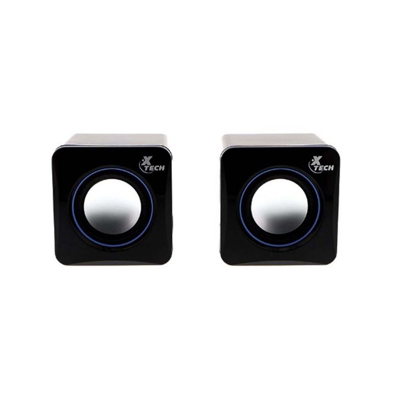 XTECH - Parlantes Mini Stereo Con Alimentación Usb Y Plug De 35mm - XTECH