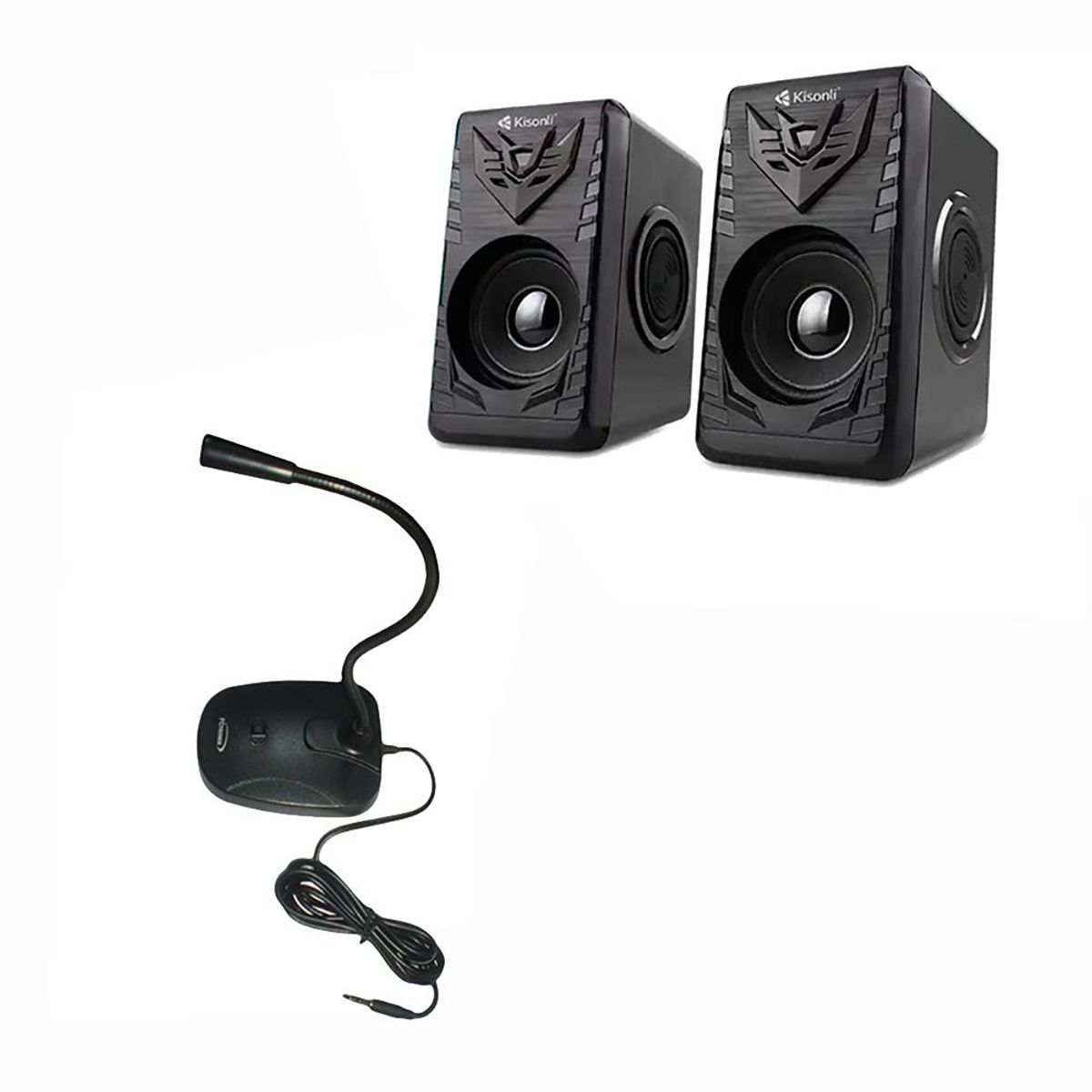 pctronix - Combo microfono parlantes - para tu pc o laptop