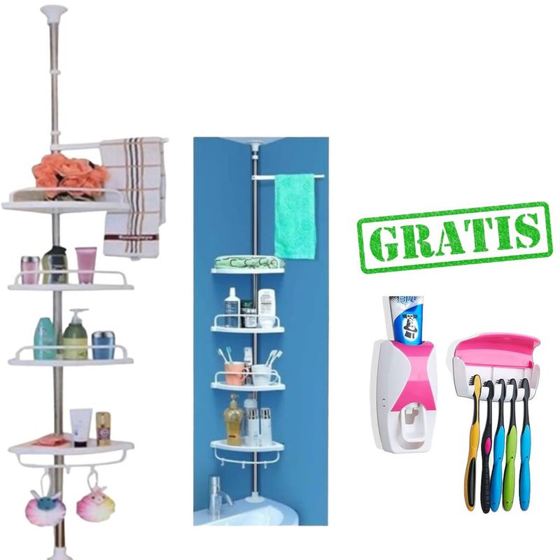 OEM - Organizador Esquinero de Baño  Regalo Dispensador de Pasta Dental