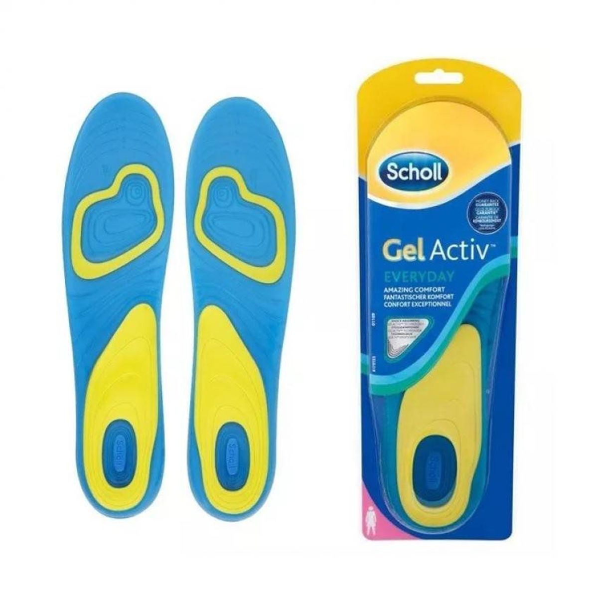 HOLGU - Plantilla Deportiva Ortopédica Gel Silicona Confortable