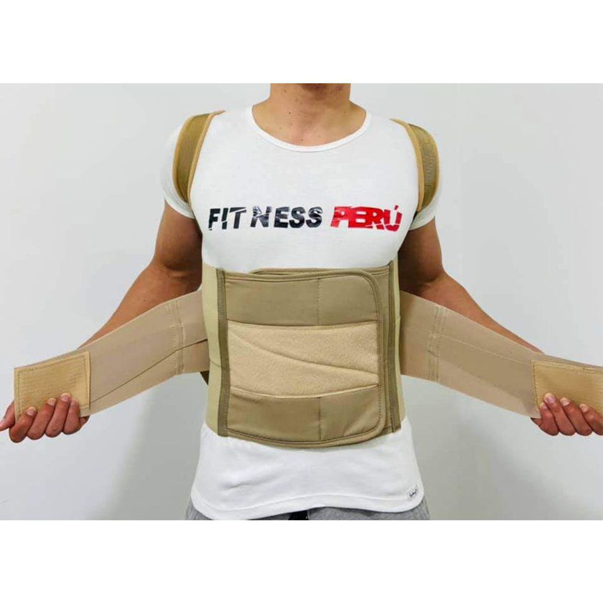 GENERICO - Faja Dorso Lumbar - Color Beige