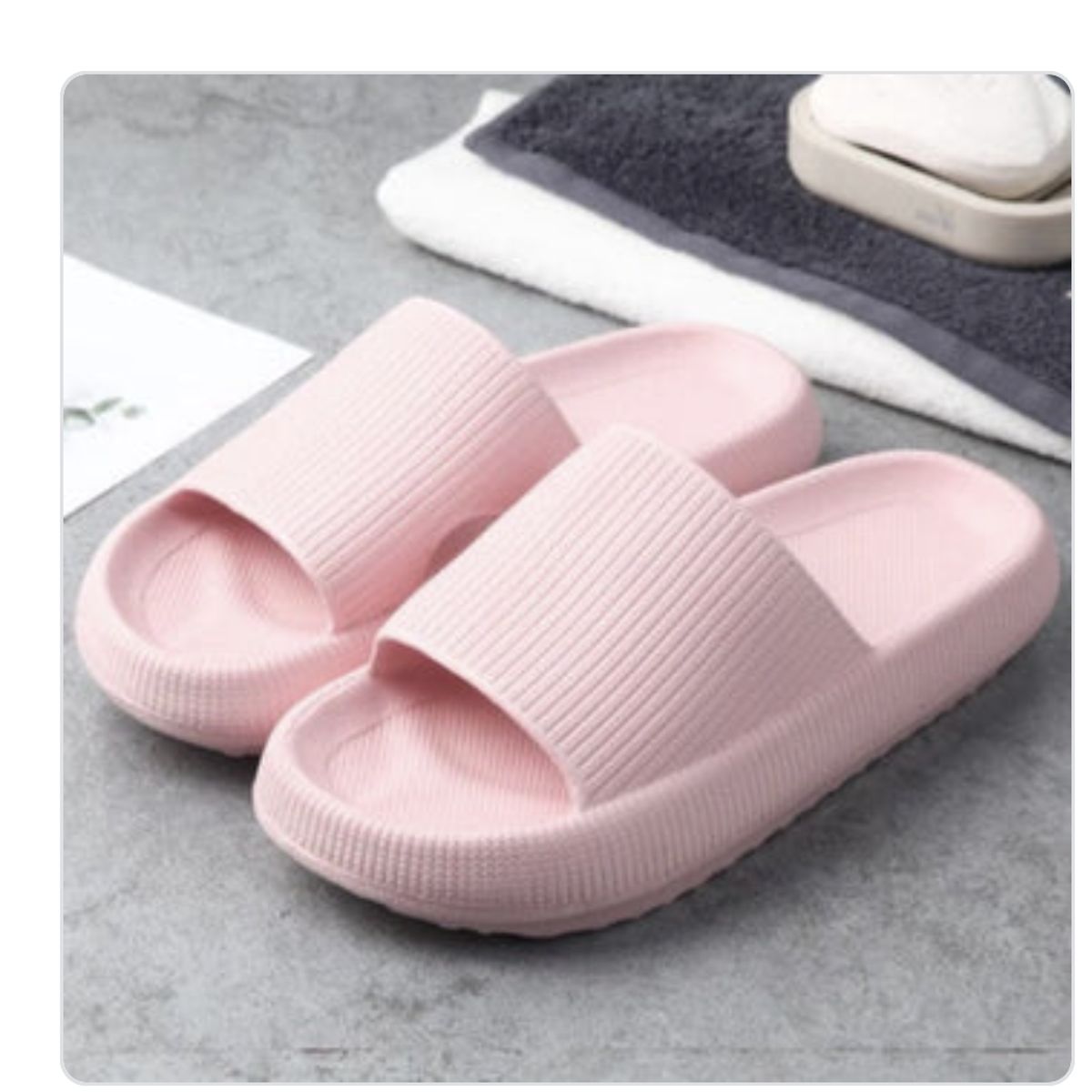 AURELA - CloudSlides™ - Sandalias Pantuflas Cómodas y Ligeras 36-37 Rosado