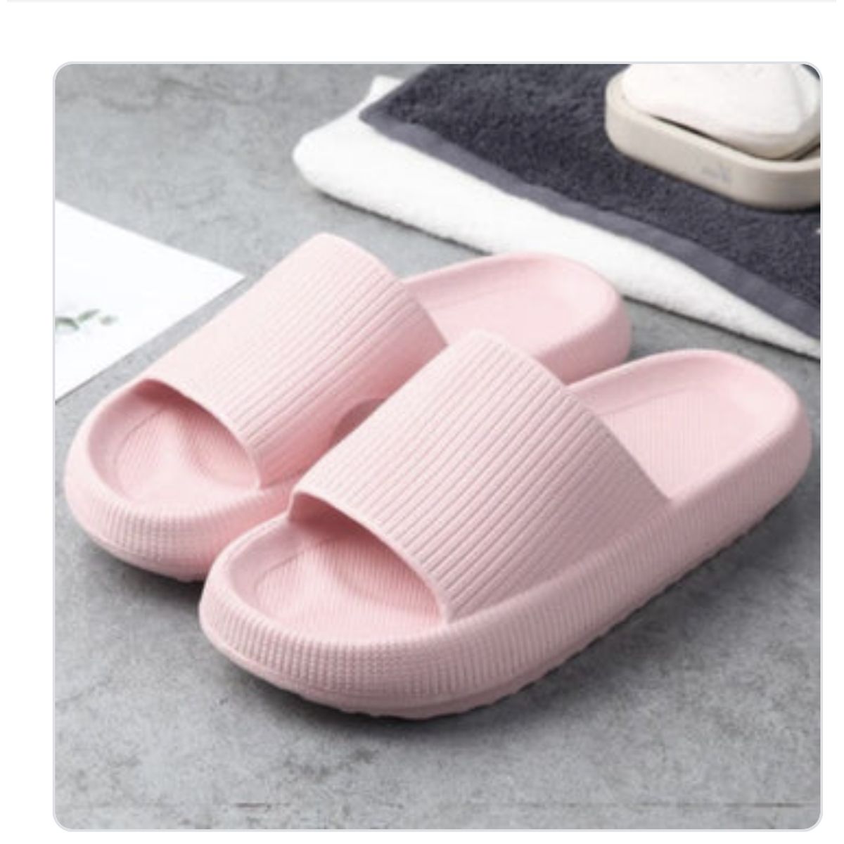 AURELA - CloudSlides™ - Sandalias Pantuflas Cómodas y Ligeras 36-37 Rosado
