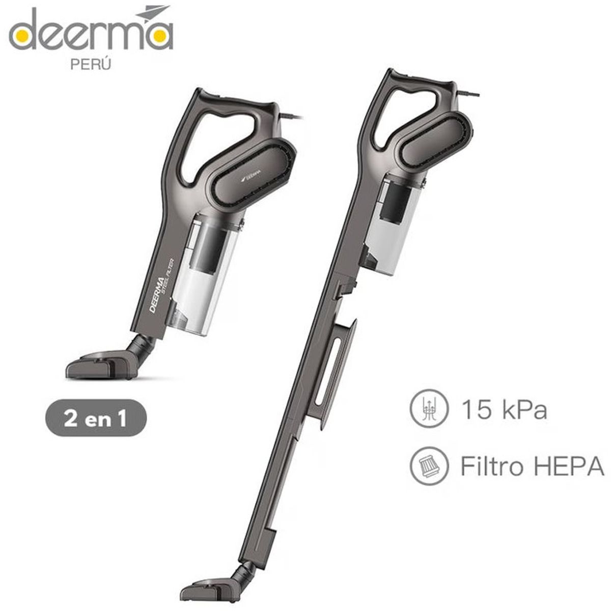 DEERMA - Aspiradora Multifuncional 2 en 1 Deerma Pro DX700S Doble Filtro