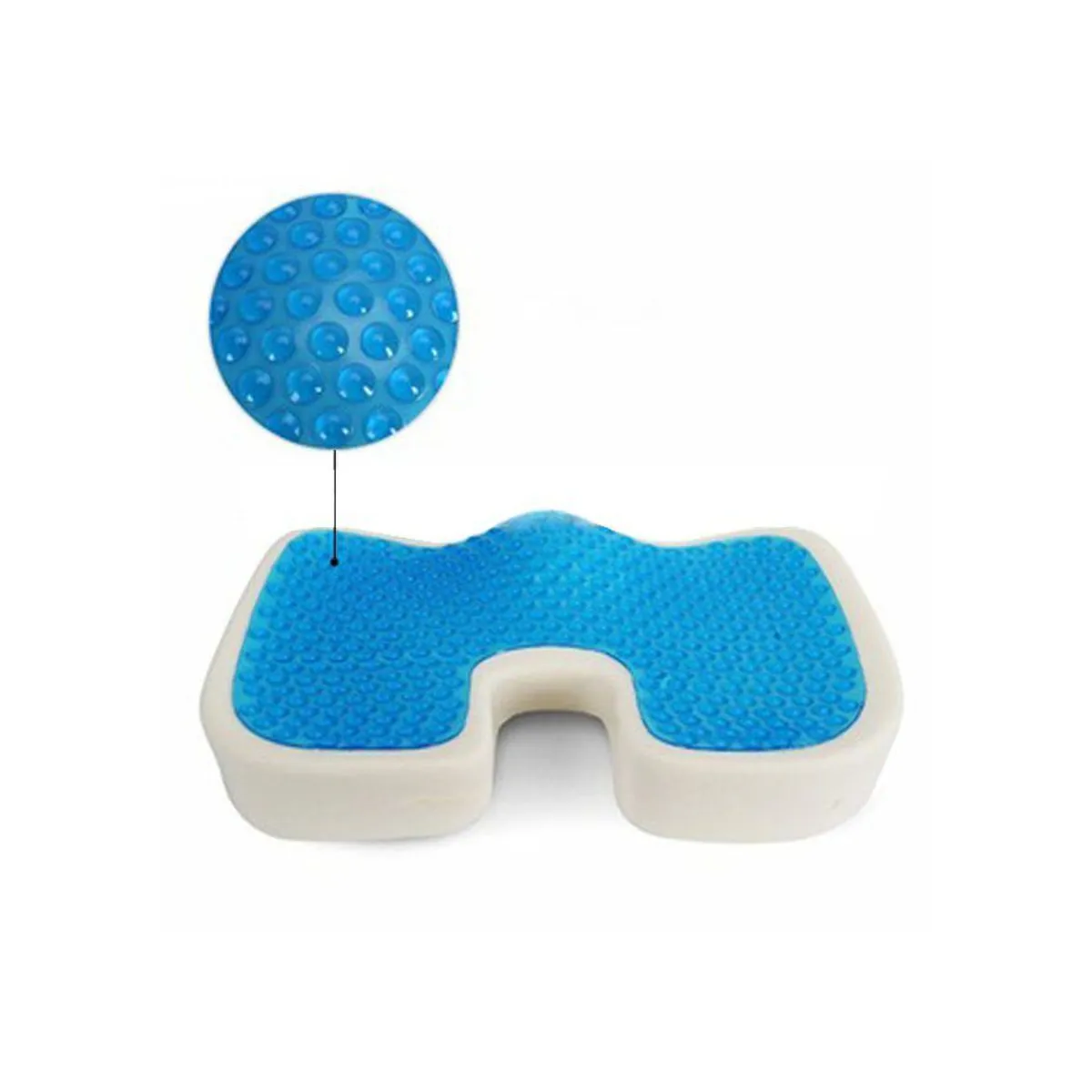 HOLGU - Asiento Ortopédico Viscoelástico Memory Con Gel Regalo