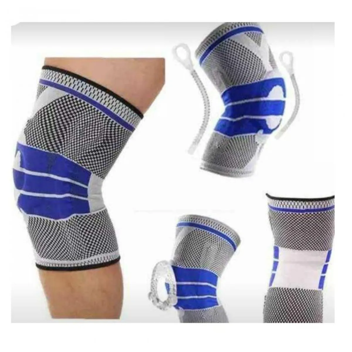 GENERICO - Rodilleras Deportiva Con Silicona - Para Ligamentos