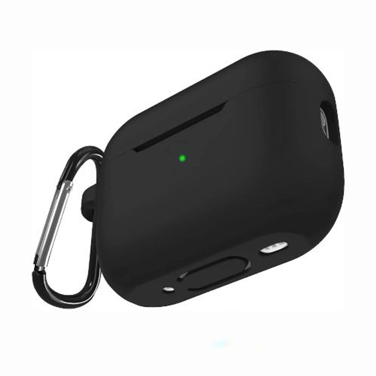 GENERICO - Case Protector de Silicona pa Audífonos Airpods PRO 2da Gen- NEGRO